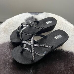 Teva Women’s sz9 Mush Platform Flip Flops